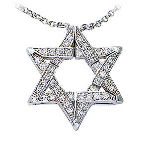 convertible star of david necklace