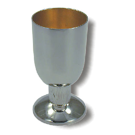 Hammered - 925 Silver Kiddush cup