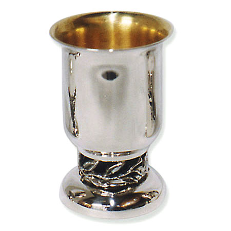 Leaves - 925 Silver Kiddush cup