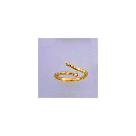 14K Gold ring with diamonds